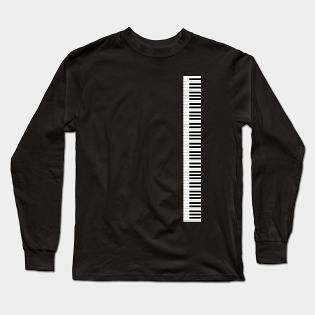Piano Keys Long Sleeve T-Shirt by candhdesigns
